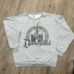 Disneyland resort crew neck sweatshirt in grey SZ M